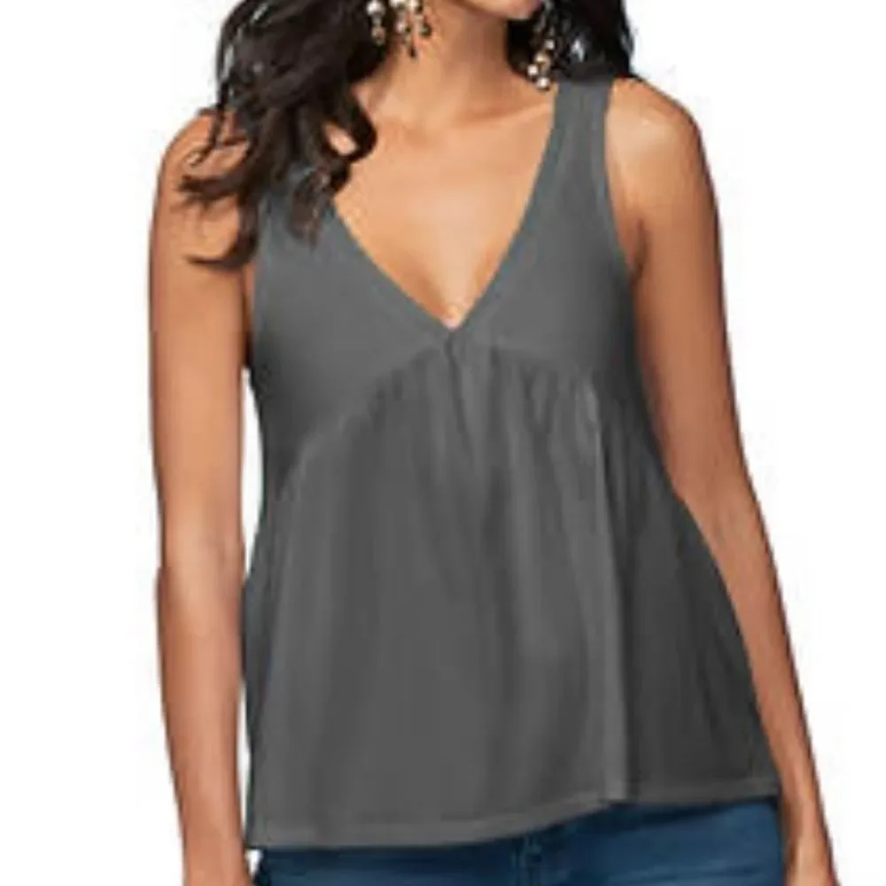 🎉 Host Pick 🎊 👚 Plus Size Babydoll Tank 👚 - Picture 1 of 2